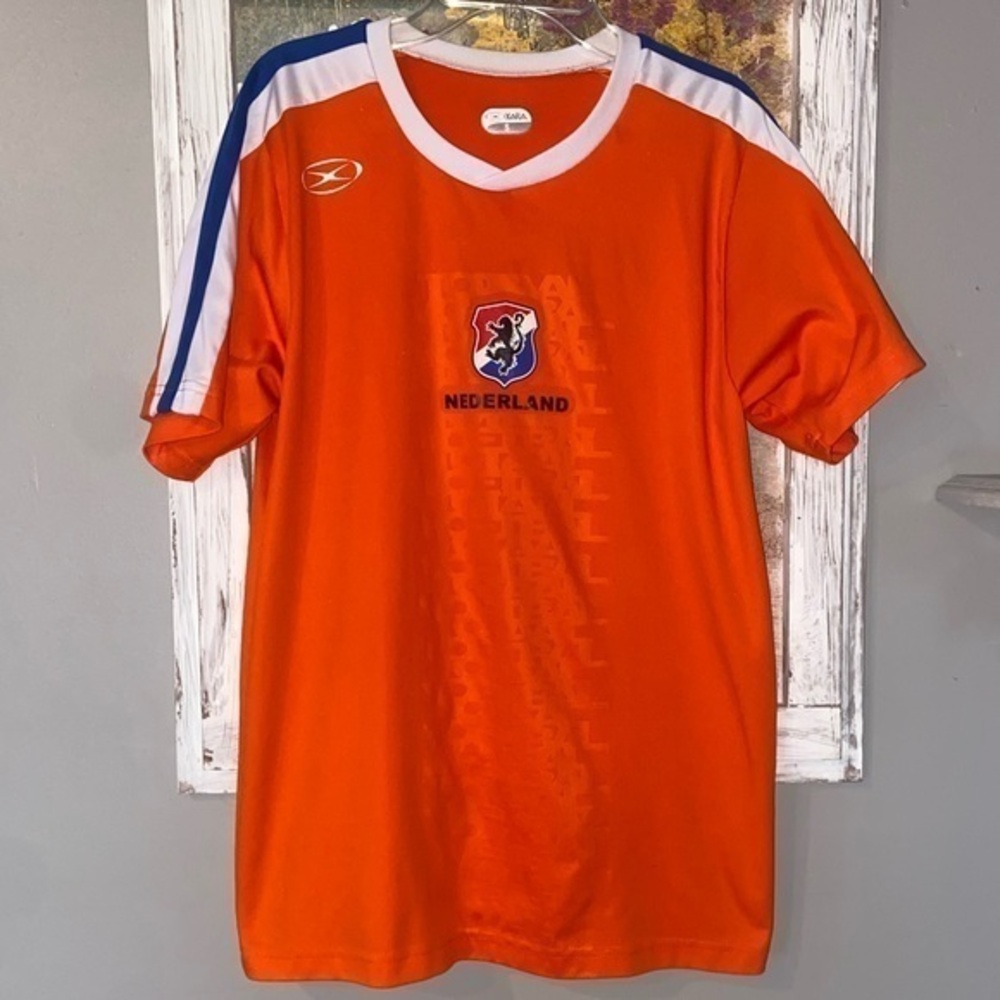 HOLLAND NETHERLANDS NATIONAL SOCCER TEAM JERSEY SZ SM #8 Retro